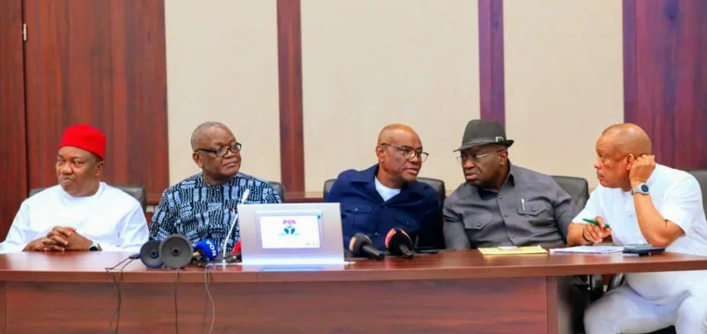 Wike PDP Leaders discuss national convention