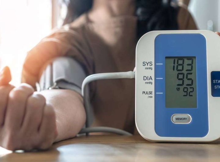 Woman with High Blood Pressure BP