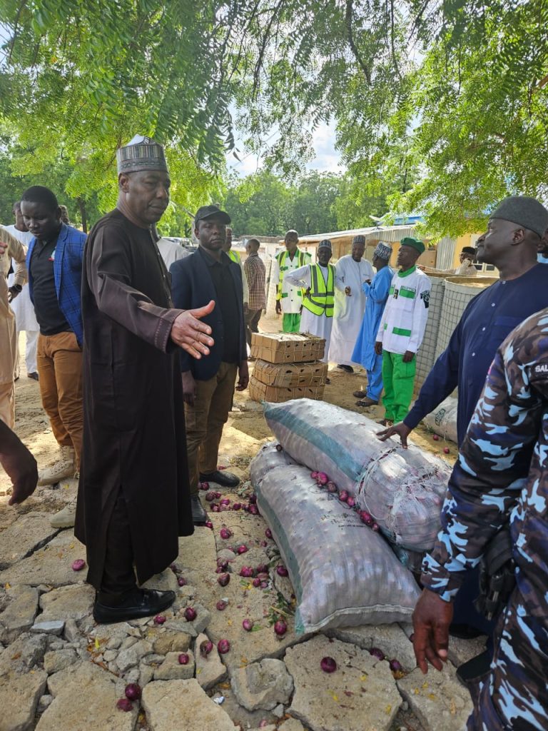 Resettlement: Baga community gifts Zulum farm produce 2 Zulum gifted farm produce