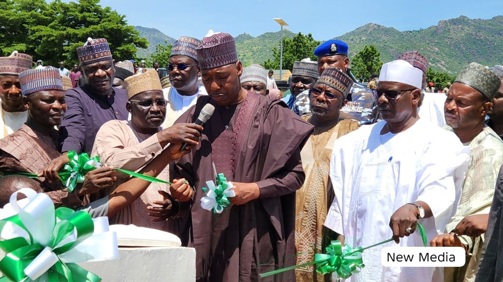 Gwoza: Zulum commissions nursing college, teachers' houses, market shops 5 Borno State Governor, Babagana Zulum