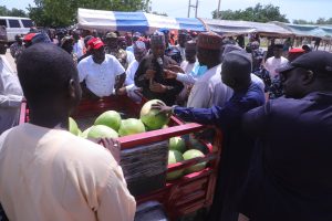 Zulum gifted farm produce in baga