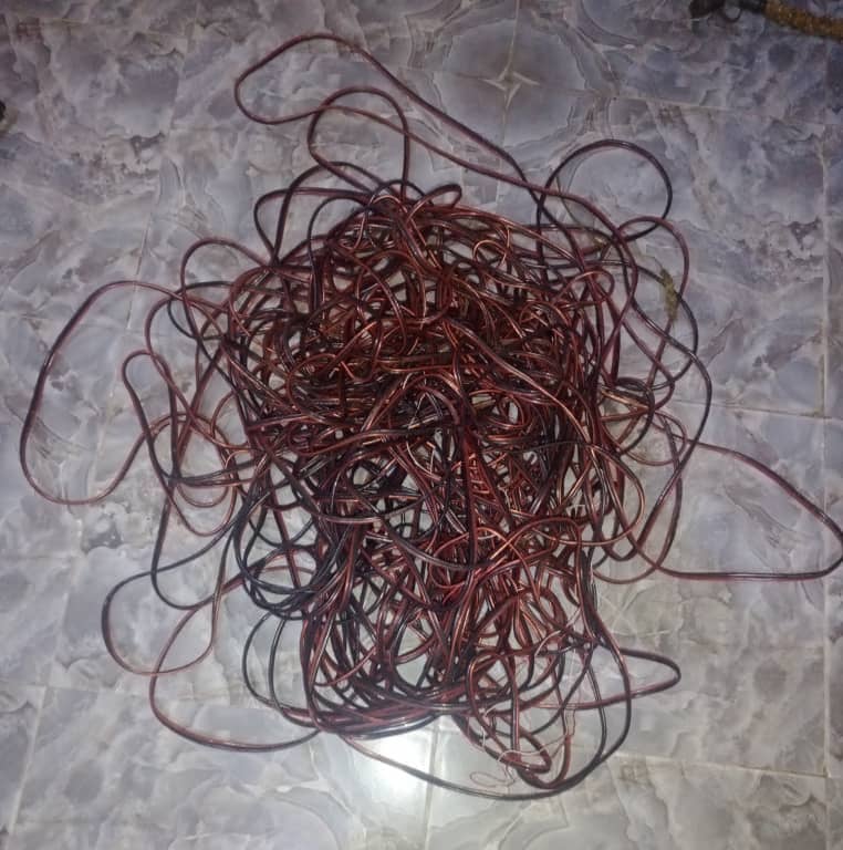 Troops eliminate 13 terrorists in failed ambush, recover weapons in Borno 2 several rolls of detonating cord wires for making IEDs