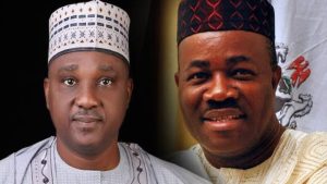 Senate President, Godswill Akpabio, and Speaker of the House of Representatives, Tajudeen Abbas