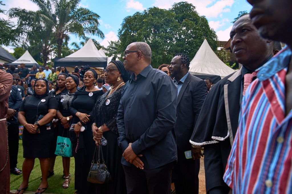 Arise News journalist, Somtochukwu Maduagwu laid to rest as Peter Obi pays heartfelt tribute