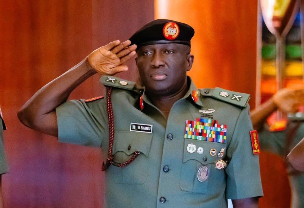 25th Chief of Army Staff (COAS), Maj.-Gen. Waidi Shaibu