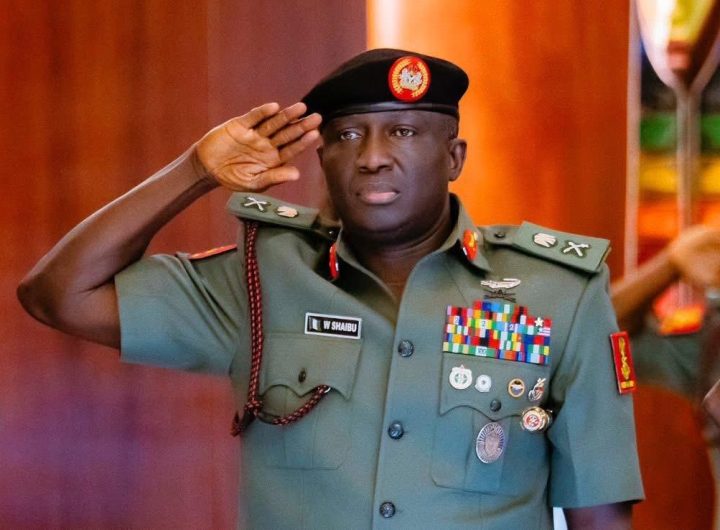 25th Chief of Army Staff (COAS), Maj.-Gen. Waidi Shaibu
