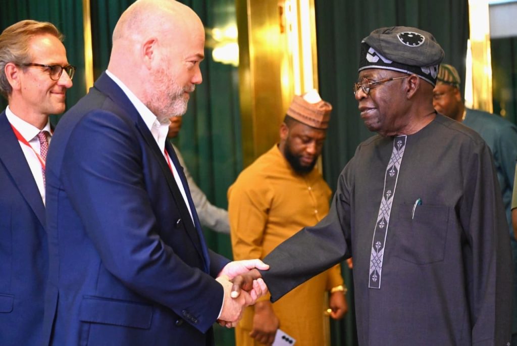 Denmark’s richest man, Mr Anders Holch Povlsen of BESTSELLER & BESTSELLER FOUNDATION, visited President Bola Tinubu at the State House, Abuja. Tuesday, October 28, 2025