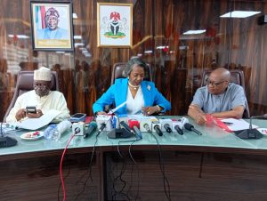 Acting Chairman of INEC, Mrs May Agbamuche-Mbu disclosed this during the third quarterly consultative meeting with leaders of political parties in Abuja on Tuesday