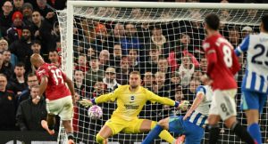 Cunha scores first Man Utd goal in win over Brighton