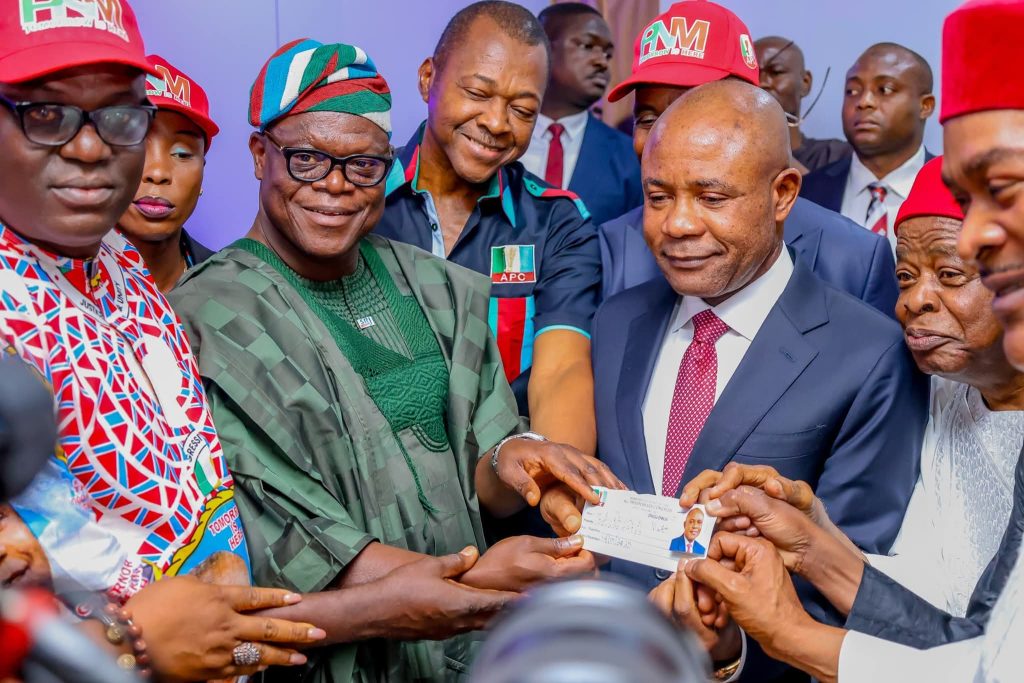 Enugu Governor Mbah defects to APC