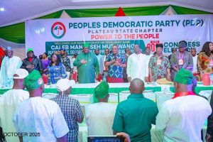 Mutfwang declares end of factional politics as PDP elects new executives in Plateau