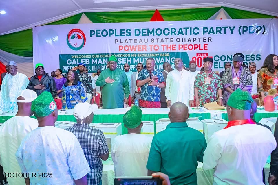 Mutfwang declares end of factional politics as PDP elects new executives in Plateau