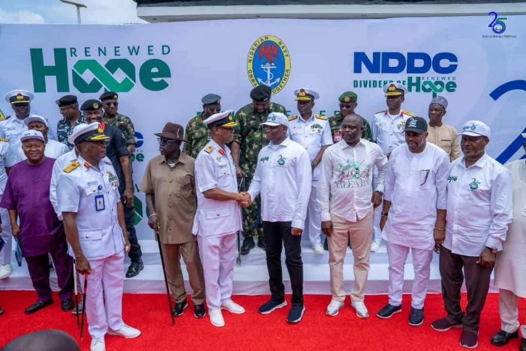 NDDC commissions Naval Base in Bayelsa to combat piracy, oil theft, and insecurity in Niger Delta