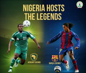 Nigeria host Africa and Barca legend 1
