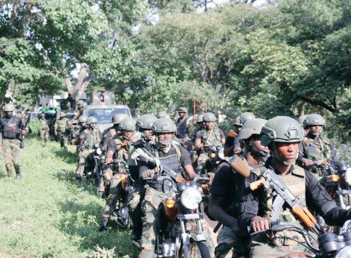 Nigerian Army troops on patrol