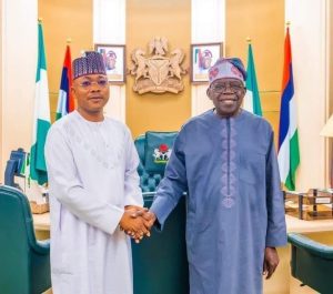 President Bola Tinubu and Kogi State Governor, Usman Ododo
