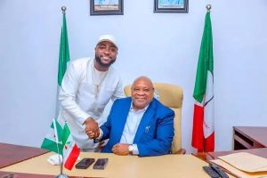 Osun Governor Ademola Adeleke and Afrobeat singer, Davido