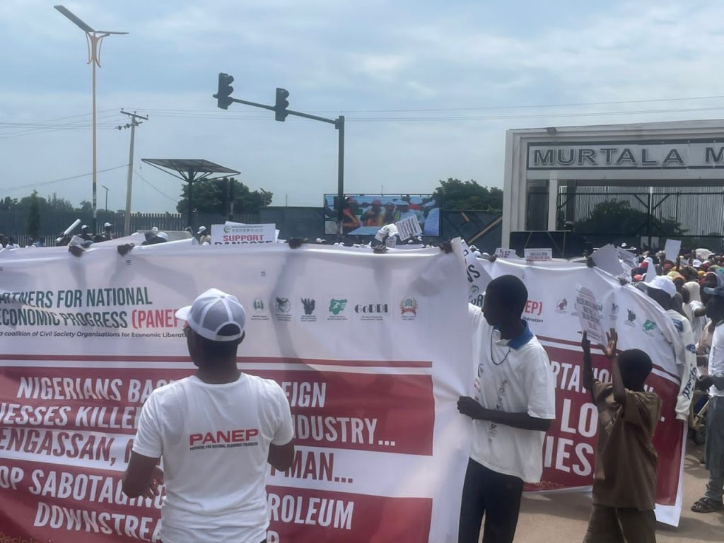 Protesters in Kaduna