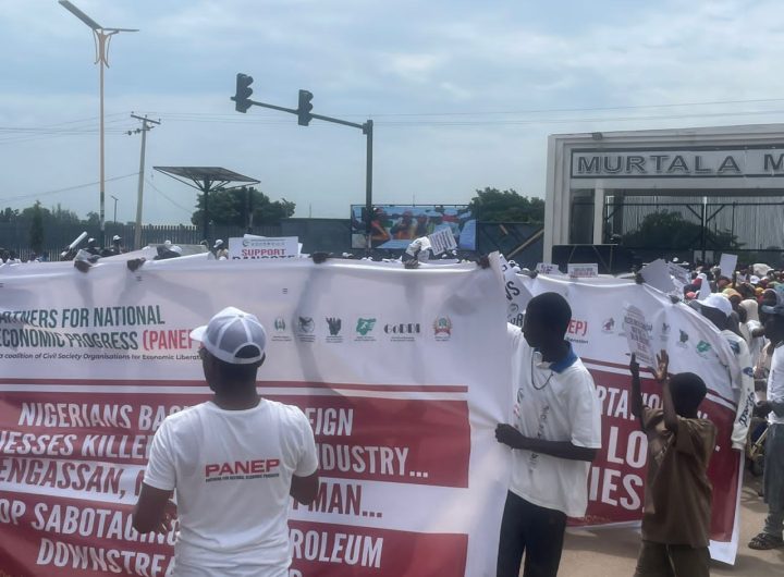 Protesters in Kaduna