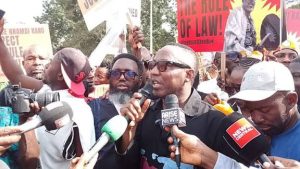 Sowore leads #FreeNnamdiKanu protest in Abuja
