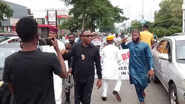 Sowore leads #FreeNnamdiKanu protest in Abuja