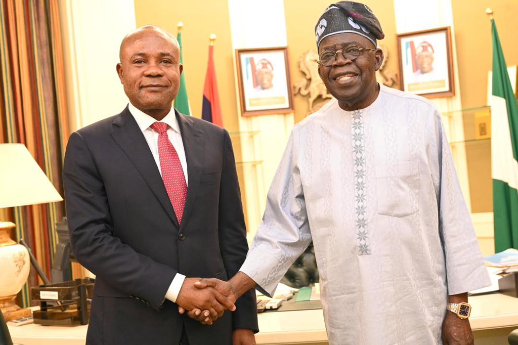 Tinubu receives Enugu Governor Peter Mbah, Senators Jarigbe, Dahuwa after their defection to APC 2 President Bola Tinubu and Enugu State Governor, Peter Mbah at the presidential Villa, Abuja