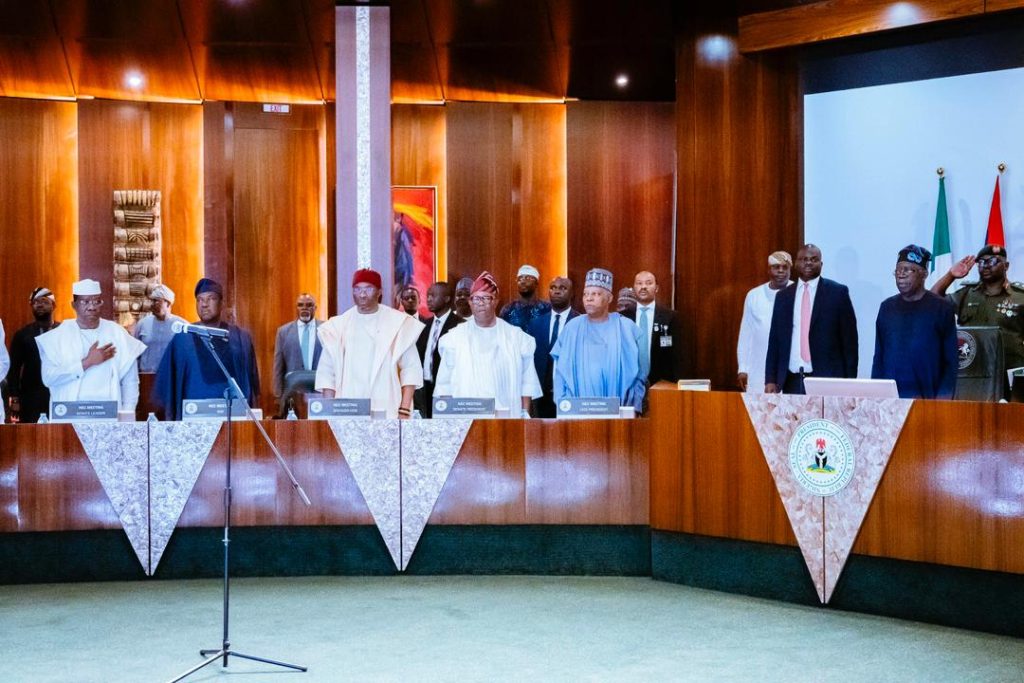 Tinubu attends NEC meeting
