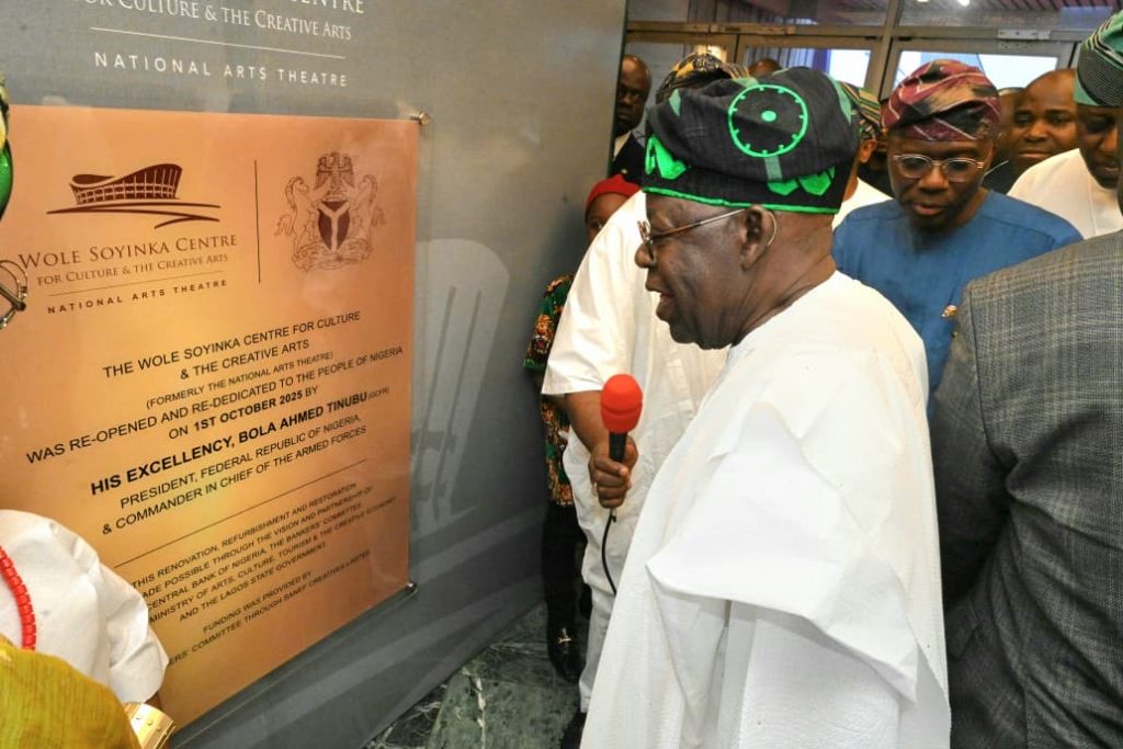 Tinubu commissions Nat Theatre