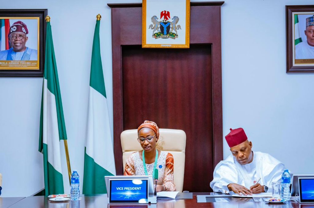 Senator Shettima invited a teenager, Joy Ogah, to take over the seat of the Vice President for a day and address the nation.