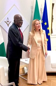 Tinubu meets Italian Prime Minister