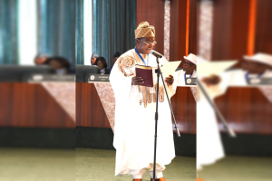 Tinubu swears in new INEC Chairman Amupitan1