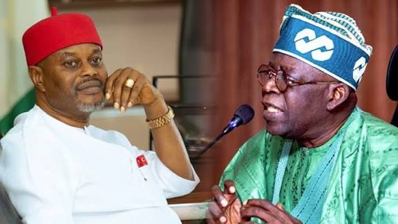 President Bola Tinubu and the embattled Minister of Innovation, Science and Technology, Uche Nnaji