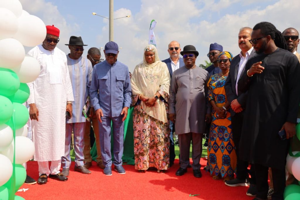 Wike: I’ll use 20 days to show ‘social media presidents’ what Tinubu's govt has done in FCT education sector 3 FCT Minister, Nyesom Wike, FCT Minister of State, Mariya Mahmood amongst others during the commissioning the newly Provided Engineering Infrastructure in Wuye District. Photo credit: @OlayinkaLere