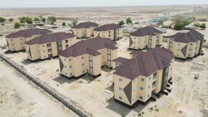Newly commissioned housing complex for teachers in Mafa