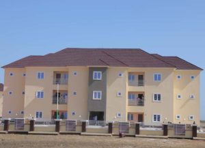 Newly commissioned housing complex for teachers in Mafa