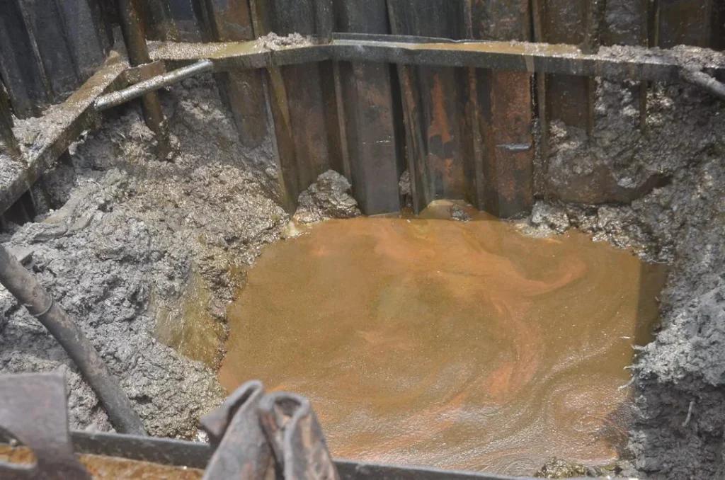 Crude oil spillage in Bayelsa