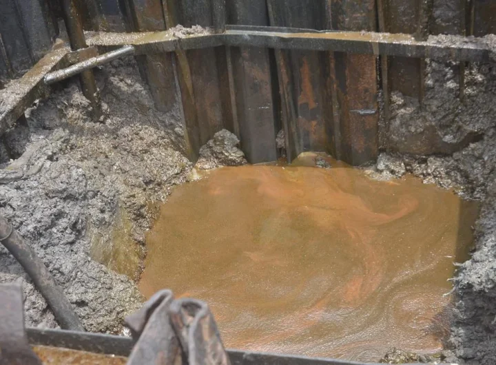 Crude oil spillage in Bayelsa