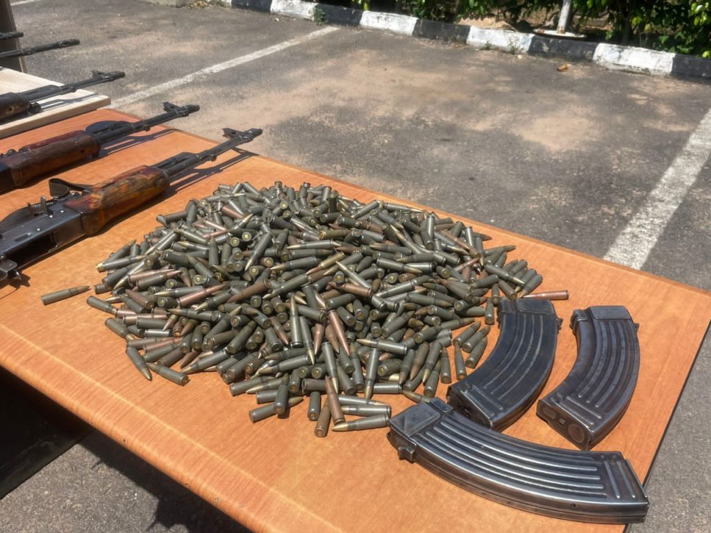 Kaduna gunrunning bust: Governor Sani praises Tinubu, DSS for successful operation 2 weapons recovered by DSS in Kaduna