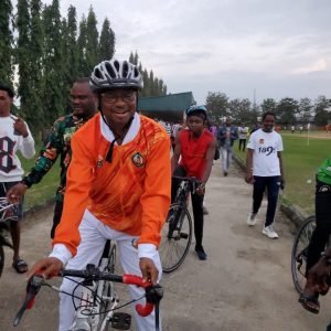 Acting Vice Chancellor of Akwa Ibom State University, Professor Otoabasi Akpan, promotes sports to tackle cultism
