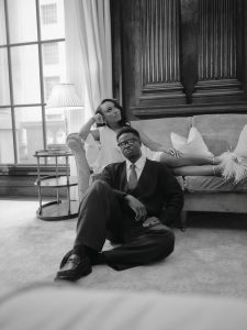 Arsenal Saka pre wedding photo