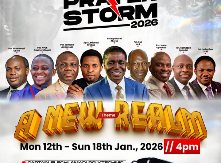 Ayuk, Ajetomobi, Orokpo join Oni for 11th annual ‘Prayer Storm’ in Port Harcourt