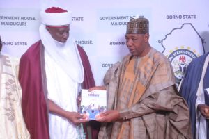 You stand tall among peers, Emir of Lafiya extols Zulum