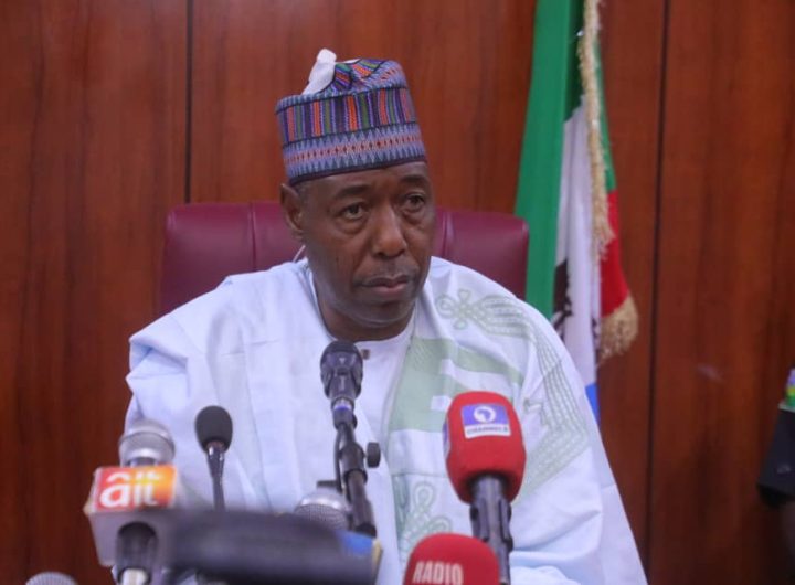 Borno State Governor Babagana Zulum.