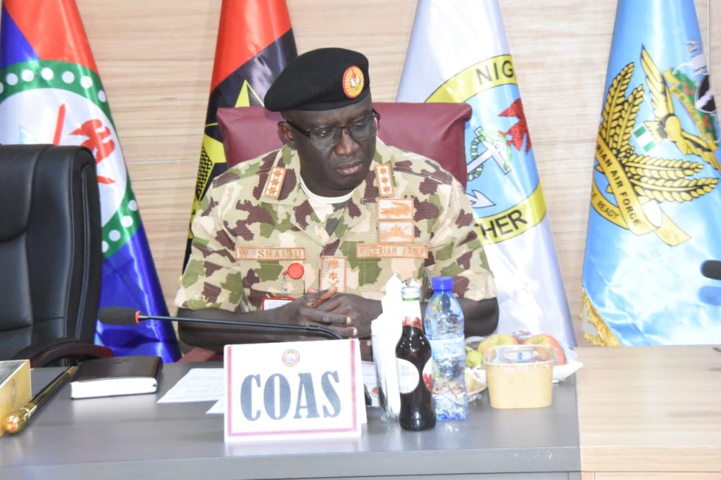 COAS visits Borno, charges troops to sustain vigilance, aggressive posture 2 COAS Shaibu Wahidi