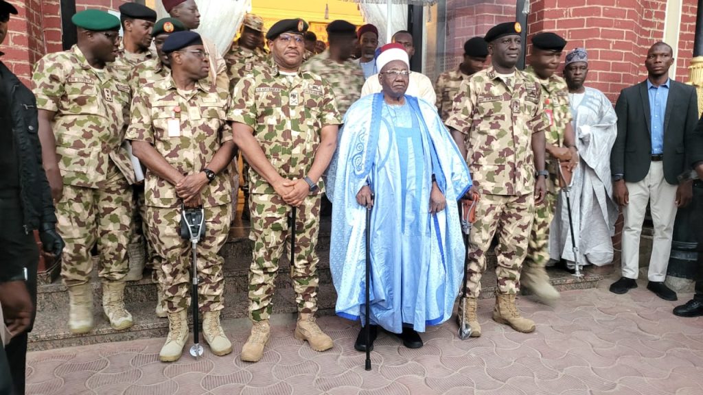 COAS solicits royal support, prayers in the fight against insurgency