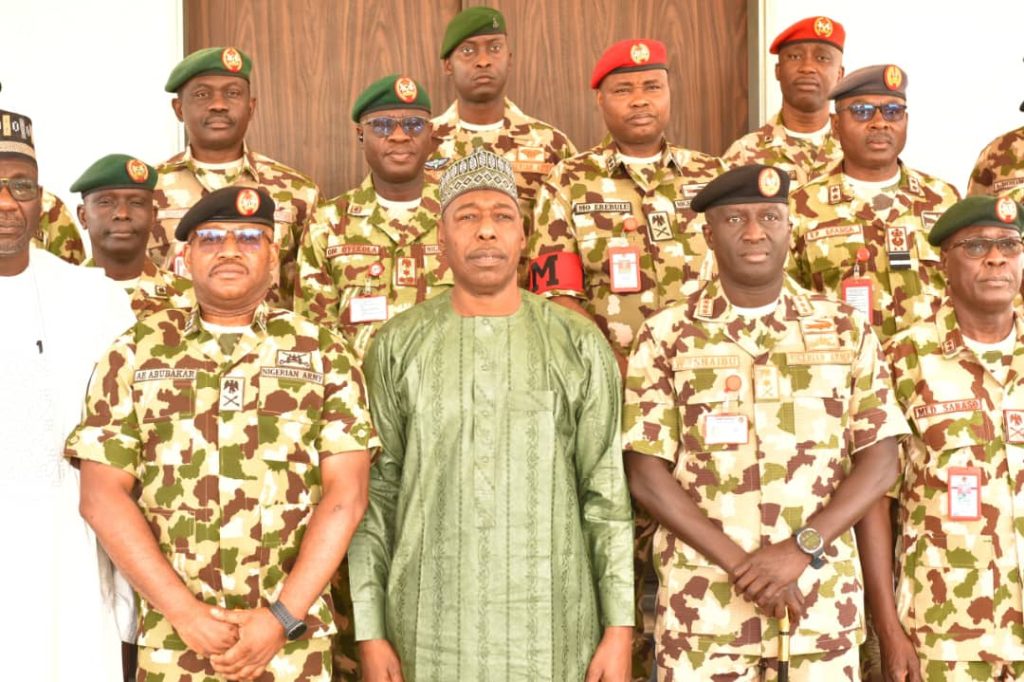 COAS visits Borno, charges troops to sustain vigilance, aggressive posture