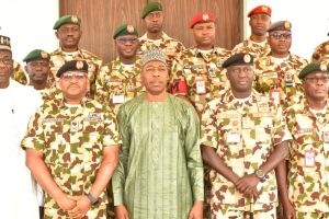 COAS visits Borno, charges troops to sustain vigilance, aggressive posture