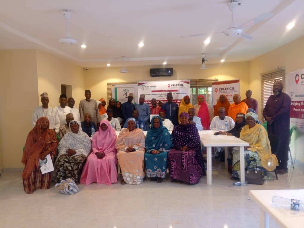 Canada, Allamin Foundation train 30 Borno women to lead mediation, peacebuilding and transitional justice efforts