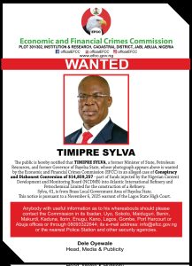 EFCC declares ex-Petroleum Minister Timipre Sylva wanted over alleged $14.8m fraud