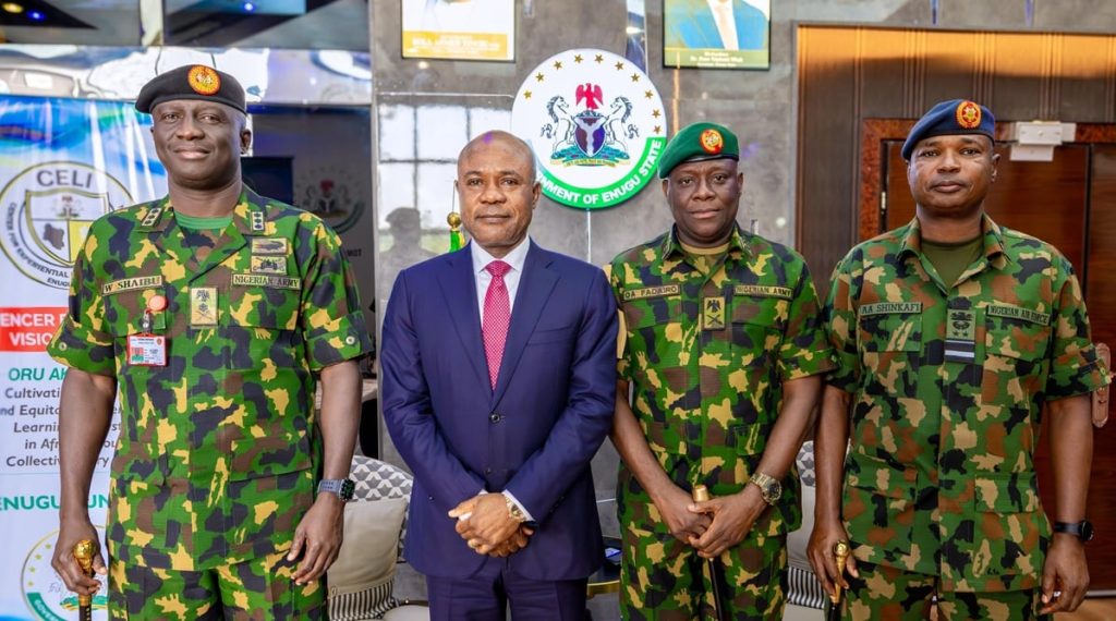 Enugu Governor Mbah meets COAS